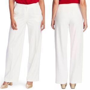VINCE CAMUTO Textured Wide-Leg Pants Plus Size